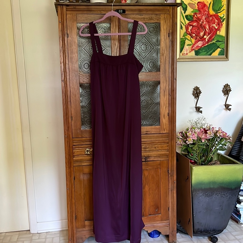 J. Crew women’s size 12 silky apron maxi dress bridal/bridesmaid